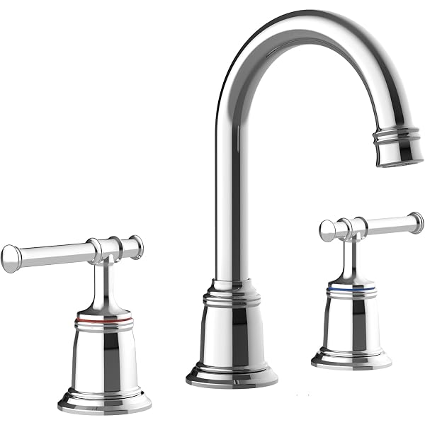Moen Traditional 2-Hand Waschtischarmatur – Spot Resist Gebürstetes Nickel (WS84004SRN)