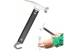 OUKENS Marteau de Camping, Piquet de Tente extracteur, Maillet en Alliage d'aluminium, Mini Outil extérieur Portable, Marteau De Tente Outil Multifonctionnel pour intérieur et extérieur