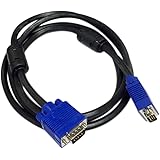 Chytaii VGA Cable VGA PC Monitor Cable VGA to VGA Monitor Cable Male to Male 15 Pin For PC, Laptop, Computer, Mac to LCD, TFT Monitor Screen 1.5m