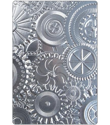 Sizzix Cartella Goffratura 3D Texture Fades Tim Holtz - Folder Per Numeri E Effetti Speciali - Foto 12