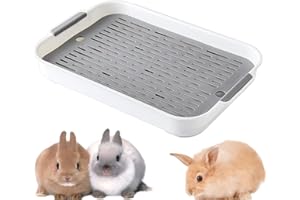Esforzarse Lettiera per Coniglio, 24.5 x36.5 x 5cm Addestratore Vasino per L'addestramento Alla Toilette, Lettiera Per Coniglio, Allenatore Di Vasino Per Animali Di Piccola Taglia, Per piccoli animali