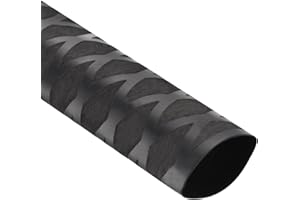 DMiotech Heat Shrink Sleeve Wrap Tubing x Tube Tubing for Fishing Rod Grips and Other Grips, Non Slip - Insulation - Waterproof 40'' Lengths, Dia 30mm Black