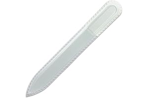 Mont Bleu Lima de uñas de cristal Premium - Lima de uñas artesanal de auténtico vidrio templado checo - Limas Para Uñas profesionales