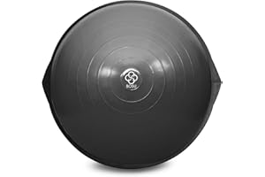 BOSU Pro Multi Functional Home Gym Full Body Balance Strength Trainer Ball Equipment with Guided Workouts and Pump