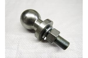 SECURE FIX DIRECT 50MM ATV Tow Ball with 16MM Threaded Hitch Pin
