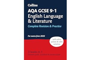 AQA GCSE 9-1 English Language and Literature Complete Revision & Practice: Ideal for the 2026 and 2027 exams includes online edition, quizzes and video solutions (Collins GCSE Grade 9-1 Revision)