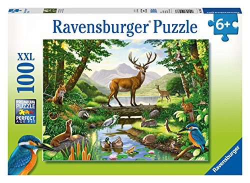 Preisvergleich Produktbild Ravensburger 10568 - Woodland Harmony - 100 Teile Kinderpuzzle mit extragroßen Teilen