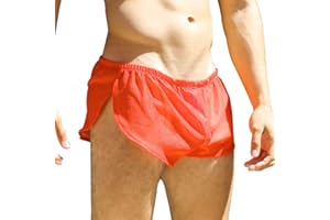 Alivebody Męskie seksowne spodenki z siateczki, krótkie spodenki z częściami po bokach, bielizna bokserska