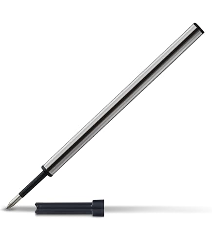 Recharge CROSS 8523 Pour Stylo Roller Convertible - Encre Noire, Pointe Moyenne - Compatible Plusieurs Modèles Cross