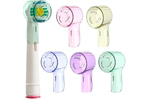 Nodcows Lot de 5 Capuchon Protection Brossette Compatibles avec Oral B, Brosse à Dents Électrique Tête Housse Anti-Poussière Meilleure Santé Pratique pour Voyages (Multicolore)