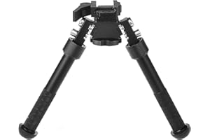 NC Bipiede per Fucile Tattico QD da 6,5-9 Pollici, può Ruotare di 360 Gradi, Inclinare E Bipiede A Sgancio Rapido
