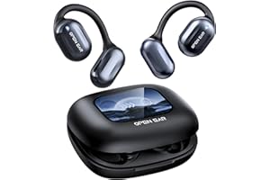 BEARTAIN XP2 Translation Earbuds in Real Time AI Language Translator Earbuds Open ear earbuds LCD Touch Screen Support 135 Languages Translation Device fit iOS & Android for Travel Business Learning