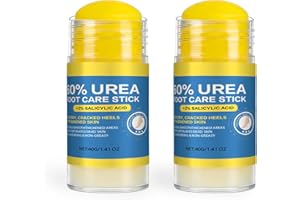ZUFIO Urea Foot Cream (60% Urea Cream) – Deep Moisturizing Foot Cream with 2% Salicylic Acid for Callus Softening – Cracked Heel Repair Cream - Foot Moisturiser 40g（2PCS）