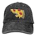 Produktbild guolinadeou Funny Sea Pizza Shark Adult Denim Dad Solid Baseball Cap Hat Black