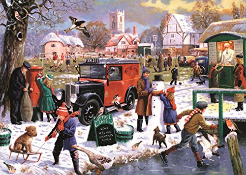 Falcon de luxe The Village Green Jigsaw Puzzles in one Box (4 x 1000-Piece)
