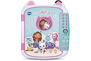 VTech - KidiSecrets Mon Journal Intime Gabby et La Maison Magique - Journal Intime Électronique avec Code Secret, Carnet, Feutre et 6 Jeux Gabby Chat - Cadeau Enfant Dès 5 Ans - Contenu en Français