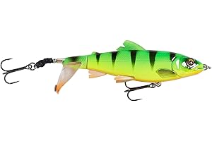 SAVAGEGEAR Savage Gear Leurre 3D Smash Tail Minnow - Leurre pour la pêche au Lancer de la Perche, du Sandre et du brochet, leurre pour la pêche au Lancer