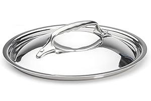 De Buyer - Couvercle bombé en inox AFFINITY - 18 cm - Sans PFAS, Inox Durable, Compatible avec l'Ensemble de la Gamme AFFINITY sauf Poêles, Plusieurs Diamètres disponibles, de 14 à 24 cm