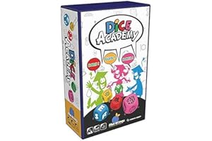 Blue Orange - Dice Academy - Jeu de Dé - Petit bac avec des dés ! Un jeu de lettres fun et amusant - Jeu de rapidité et de Connaissance à partir de 8 ans