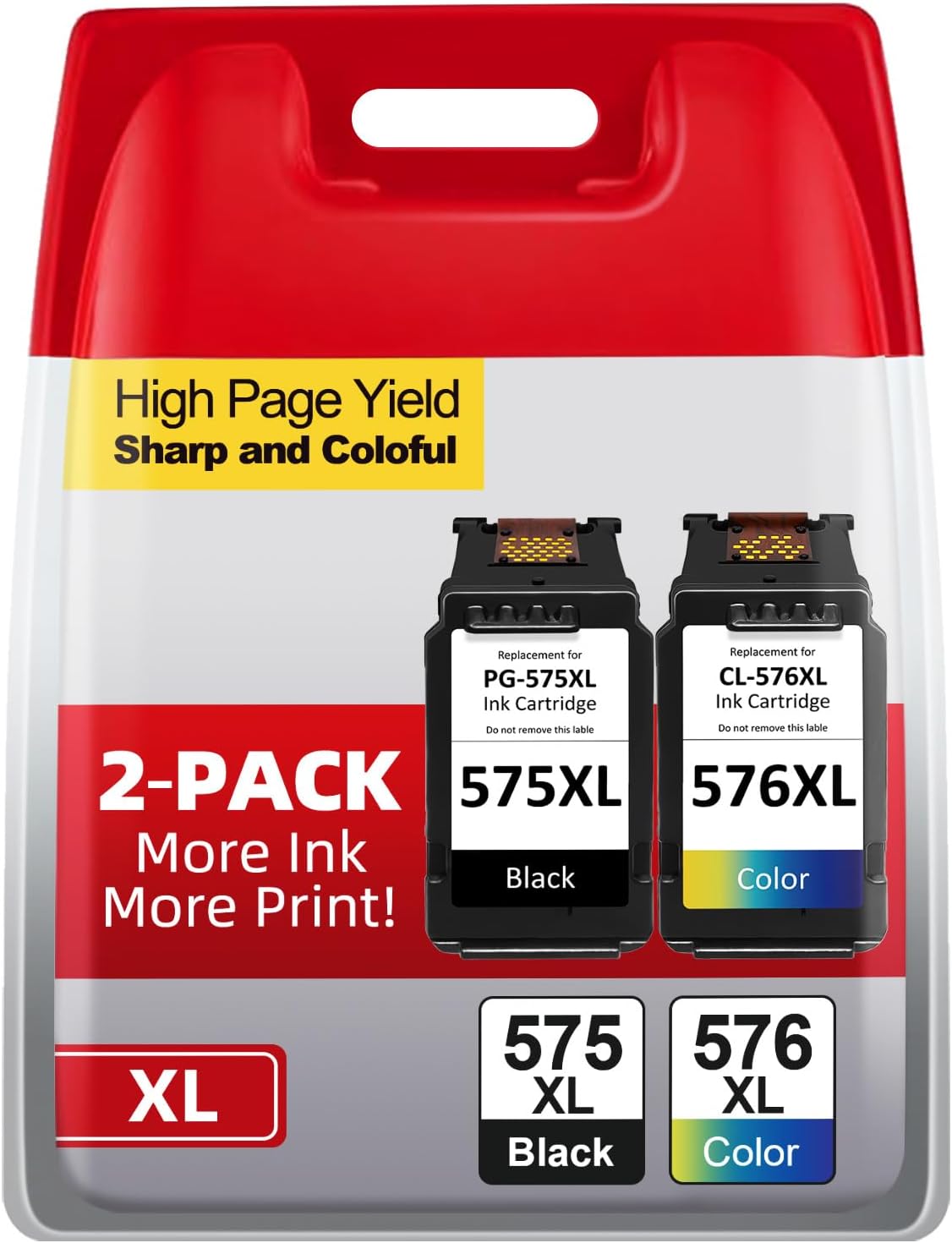 Firstoner 575 576 Ink Cartridges, PG-575 XL CL-576 XL Replacement for Canon 575 576 Ink Cartridges Original for PIXMA TS3550i