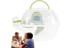 FELLFLYING Transporteur pour Animaux de Compagnie et Cage de Voyage Hamster et Cochons d'Inde