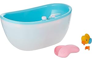 BABY Born Wanna ze zmianą kolorów - Funkcja prysznica i dźwięku - Wysokiej klasy akcesoria dla lalek 36 i 43 cm - działa również z prawdziwą wodą