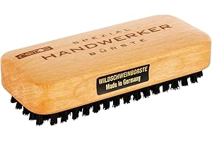 REMOS PROFESSIONAL BODY CARE REMOS Cepillo de mano "Artesano" con cerdas de jabalí - madera de haya