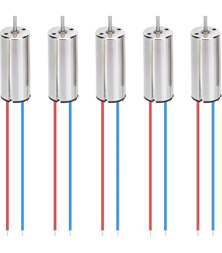 DC-Motor 4x8 Mm – 1,5–3,7 V, 42000 U/min, Kernlos, 5 Stück, Für RC-Spielzeug & Modellbau