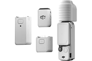 Buziba Funda protectora de silicona para DJI Osmo Pocket 3, funda protectora de silicona, accesorios de cámara de acción cardán de mano (gris)