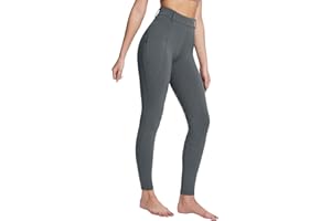 BALEAF Pantalones de equitación de invierno para mujer, con forro polar, con bolsillos con cremallera