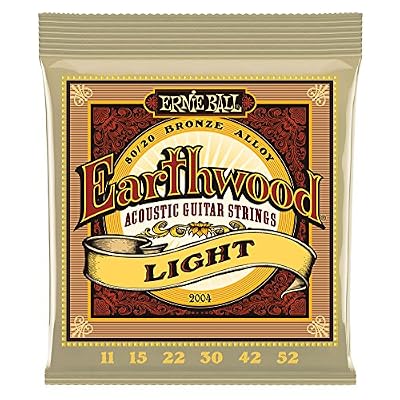Ernie Ball 2004 Jeu de cordes 11-52 Bronze Light Earthwood 80/20