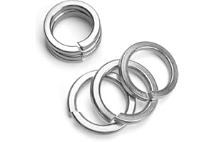 FOMGIIN 20 Stück Federringe M12, DIN 127 Federring Form B nach Federring Glatt, A4 V4A 304 Edelstahl Spiralförmige Federscheiben Unterlegscheiben Federscheibe Sprengring, EN 10088-1.4301