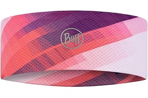 ‎BUFF BUFF®| Stirnbänder Fastwick Männlich Weiblich Erwachsene Komfortabel, UPF50 Schutz, Sport, Stretch, Recyceltes Material, Qualität, Temperaturregulator, Einheitsgröße, Pourpre