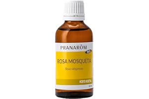 PRANAROM - Rosa Mosqueta Bio - Aceite Vegetal - Belleza De La Piel - Antiedad - Para una Piel Radiante Todos los Días - Rico En Omega 3, 6, 9-50ml