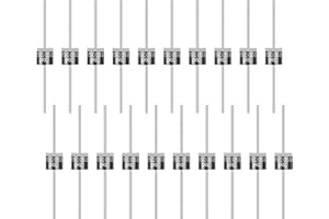 AKONE 20 Stück Gleichrichterdioden Beutel Sortimentskit Diode 30 A 50 V Axial 30SQ050 für Solarpanel Parallel-Reflow-Schutzdioden Siliziumdiode Barrier Rectifier Diode Elektronische Komponenten
