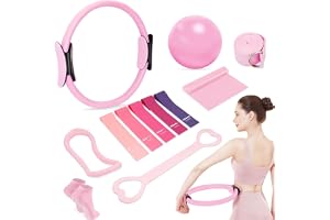Pilates 13 stycken Pilates Essential Kit från Pilates, för hemträning, gym, träning, skulptering, förstärkning