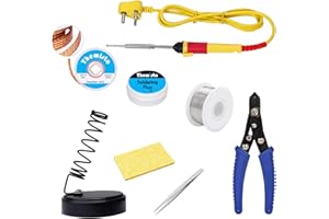 THEMISTO - built with passion Themisto Beginners 8 In 1 Corded_electric Soldering Iron Kit