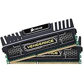 Corsair CMZ16GX3M2A1600C9 Vengeance 16GB (2x8GB) DDR3 1600 Mhz CL9 XMP Performance Desktop Memory Kit Black
