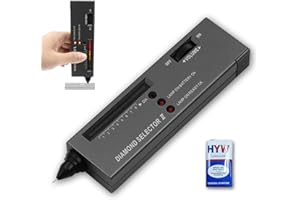 Testeur de diamants Testeur de pierres précieuses Testeur bijoux: YOYIAG Testeur diamants Portable LED Audio Testeur pierres précieuses Testeur diamants haute précision Testeur diamants professionnel