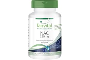 Fairvital | NAC 250 mg - set pour pendant 3 mois - 90 gélules - acides aminés - N-acétyl-cystéine