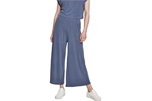 URBAN CLASSICS Pantaloni Donna Eleganti, Pantaloni Freschi e Comodi con Tasche, Tessuto Morbido, Disponibili in Diversi Colori e Taglie da XS - 5XL