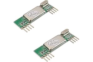 iHaospace 2 Pcs RXB6 433Mhz Superheterodyne Wireless Receiver Module for Arduino/ARM/AVR