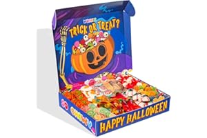 Wunnie box "Halloween" by American Uncle - Scatola di caramelle halloween da 1kg, caramelle gommose miste | L'originale Candy Box