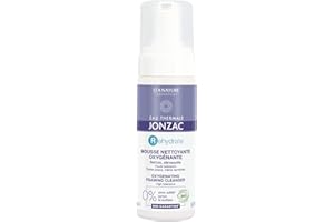 Eau Thermale Jonzac - Mousse nettoyante oxygénante - Rehydrate - Peaux déshydratées, même sensibles - Certifié Bio Cosmos Organic - Flacon de 150 ml