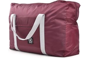 NANAOUS Sac de Voyage en Toile pour Week-End - Sac fourre-Tout de Plage léger et imperméable - Pliable - Sac de Transport en bandoulière