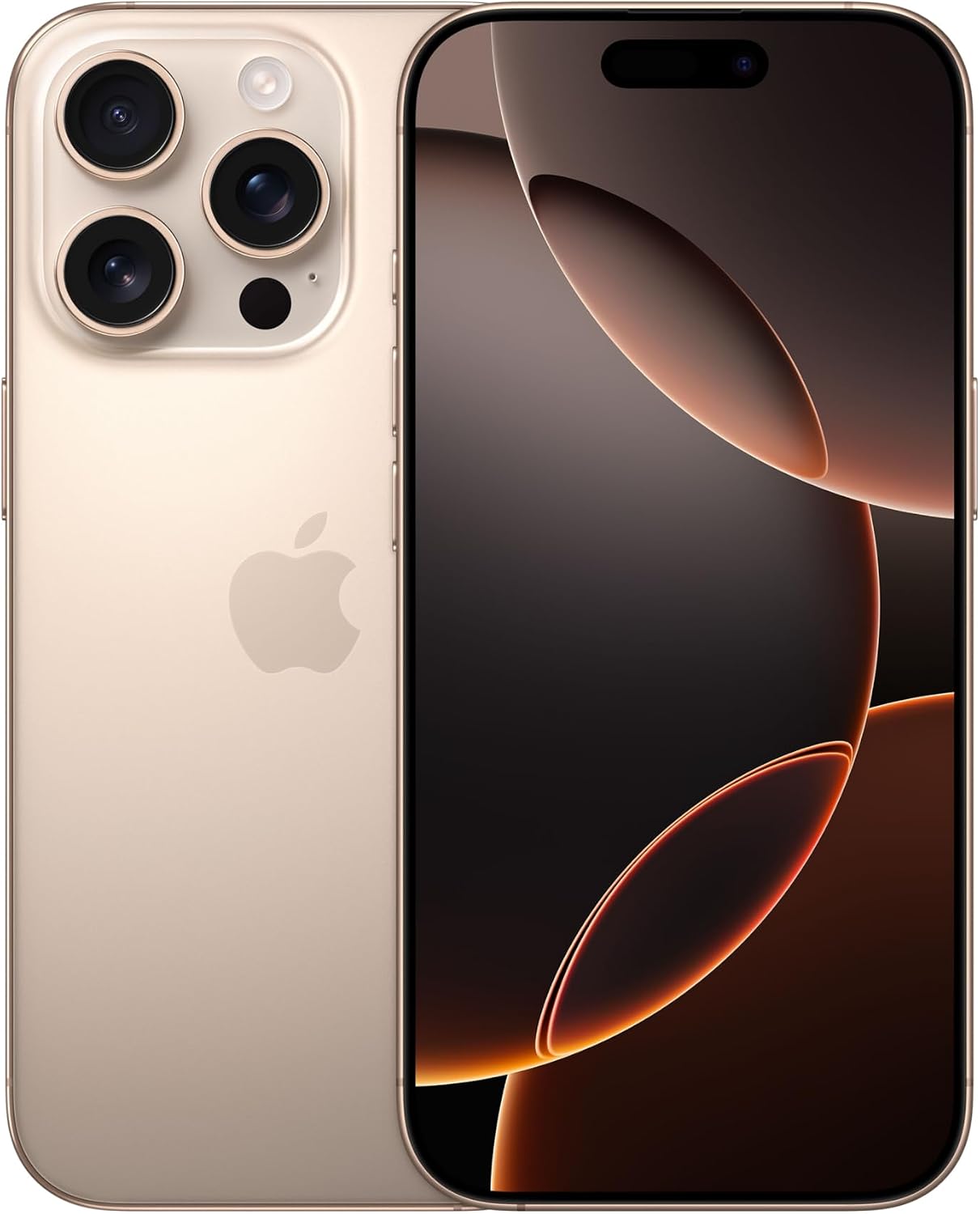 Apple iPhone 16 Pro de 256 GB: Smartphone 5G con Control de Cámara, grabación en 4K a 120 f/s con Dolby Vision y un Gran Salto en autonomía. Compatible con los AirPods; Titanio Color Desierto