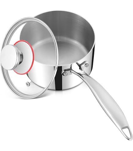 Casserole Inox 18/8 Küchenprofi 1,4 L – Qualité Pro Avec Graduation Intérieure
