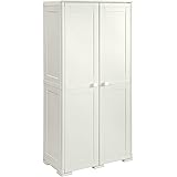 Tontarelli S.p.A. PORTASCOPE SIMPLEX con 1 RIPIANO Panna Mobile Contenitore, 79X43XH164CM