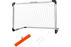 ‎LZHDZQD LZHDZQD Fußballtor, Kinder Fussballtor 60x45cm/ 90x60cm/ 115x80cm Fussballtore für Garten Kinder, Fußball Spielzeug Indoor/Outdoor/Garten