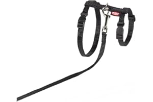 Nobby Harnais + Laisse pour Grand Chat Noir 34/57 cm + 120 cm